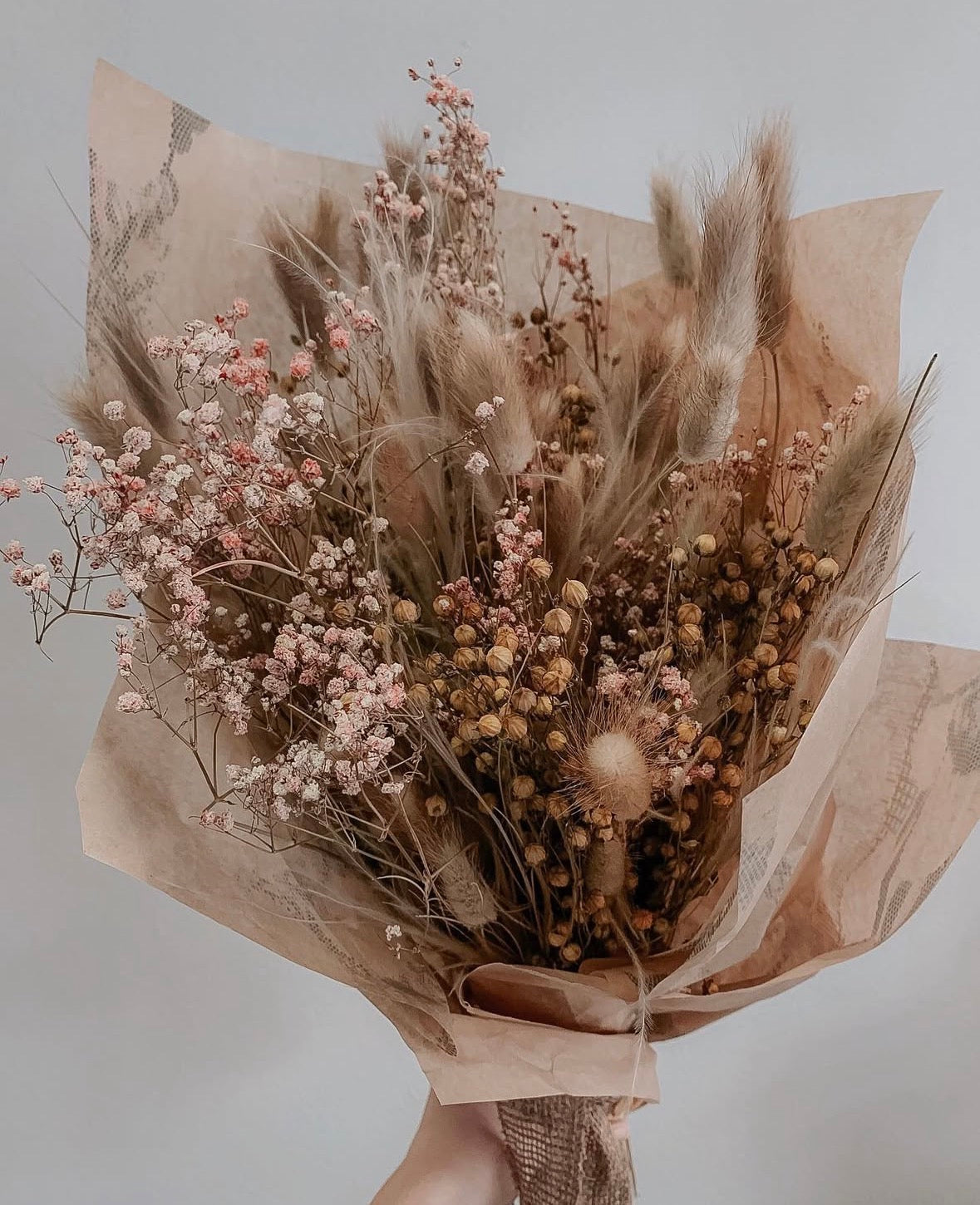 Bouquet di fiori secchi